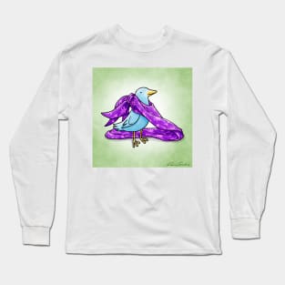 Fashion Bird - Silk Scarf Long Sleeve T-Shirt